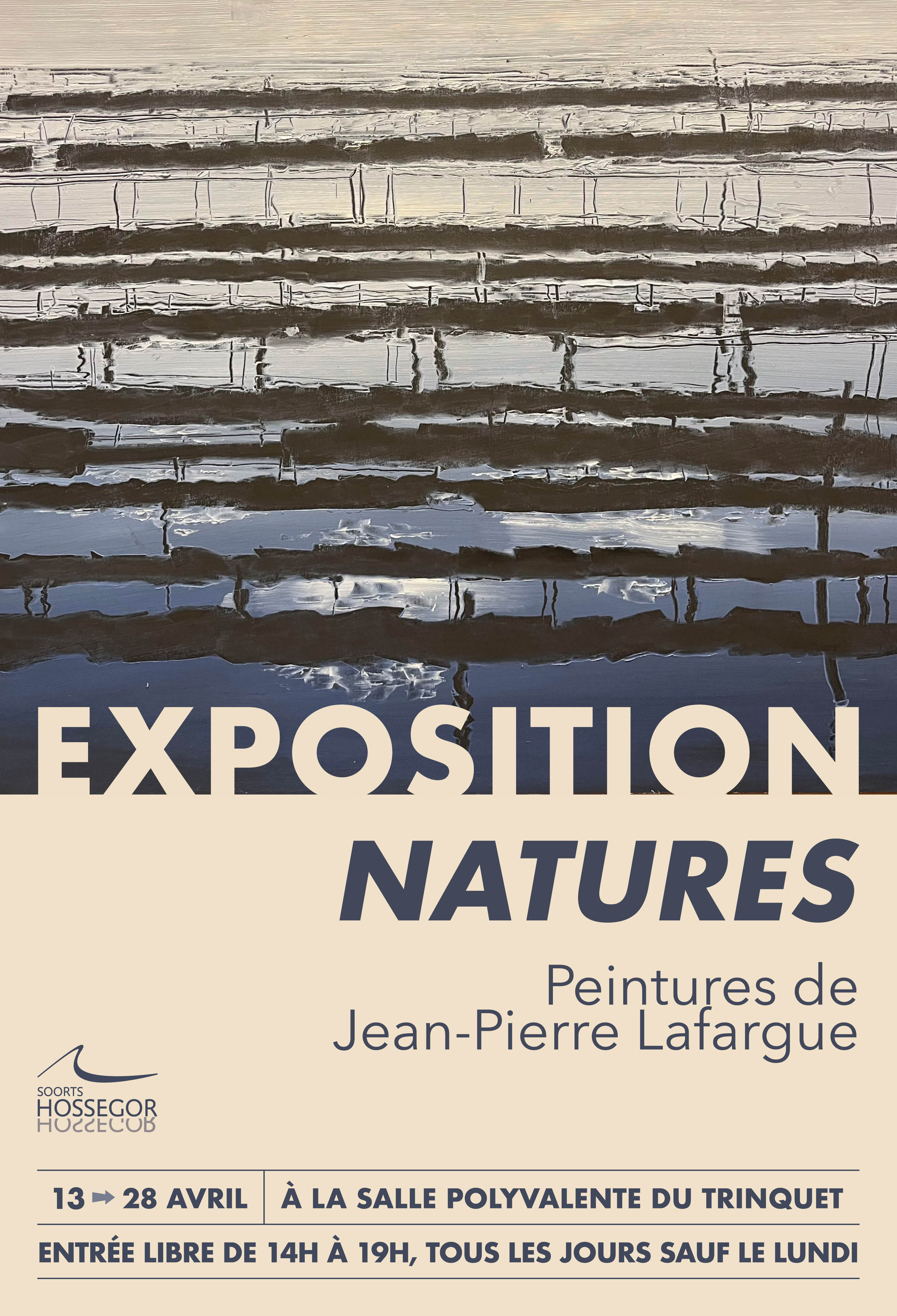 Affiche exposition Natures de Jean-Pierre Lafargue