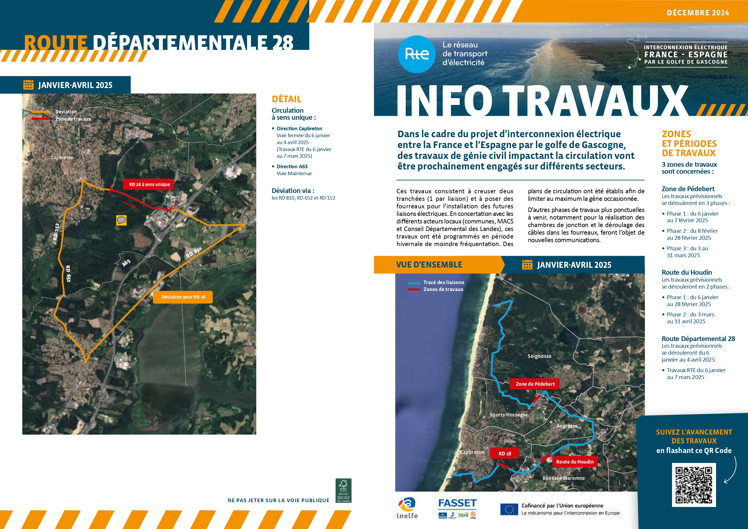Informations travaux RTE (1) Informations travaux RTE (1)