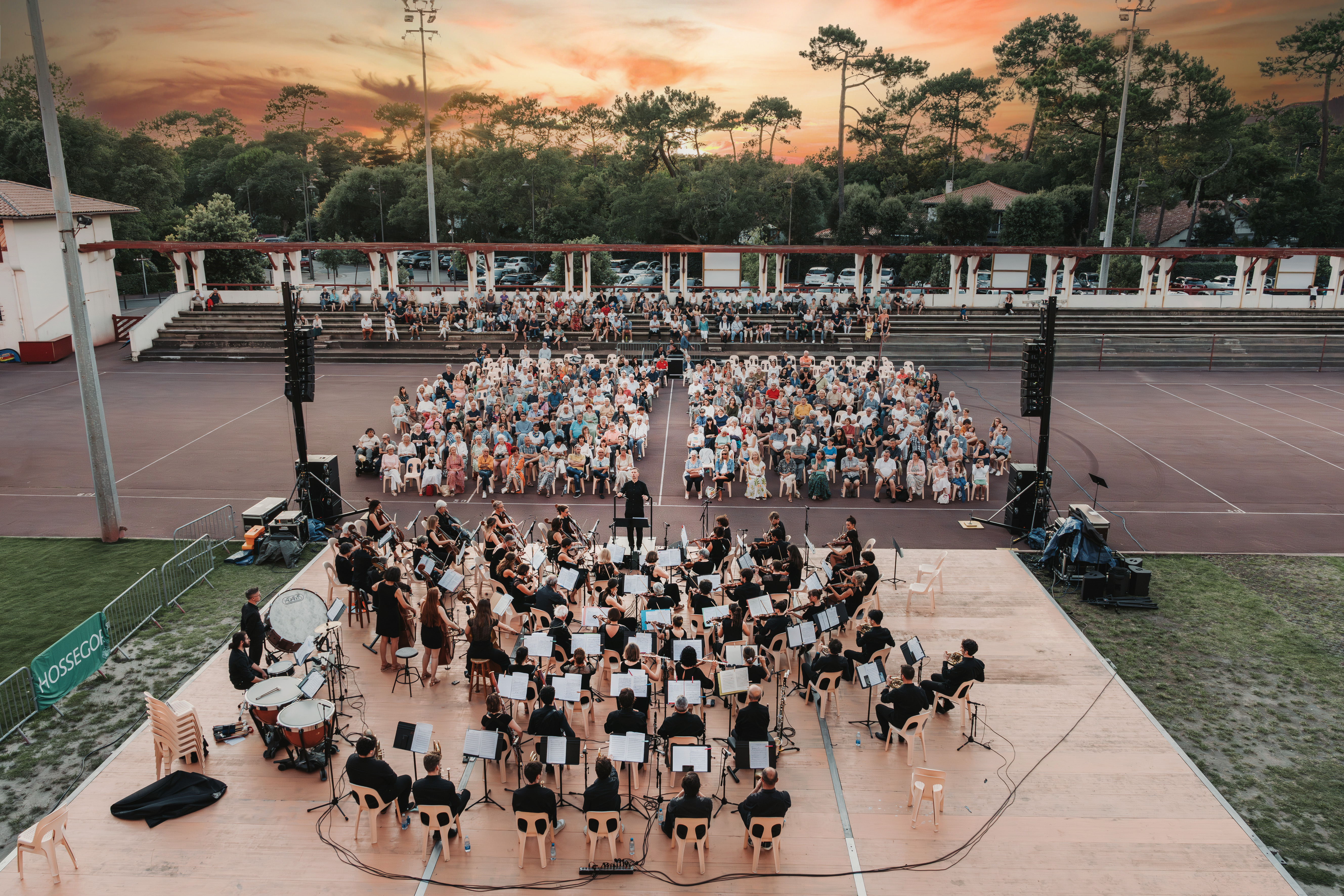 Centenaire d'Hossegor - Concert de l'ensemble orchestral de Biarritz dirigé par Yves Bouillier - Mélomanes Côte Sud