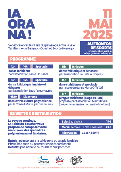 Programme anniversaire du jumelage